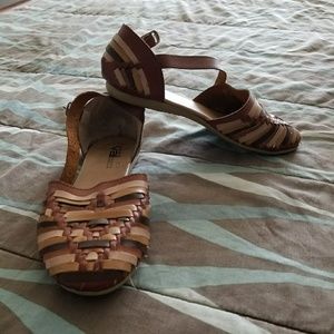 Authentic leather sandals from Mexico